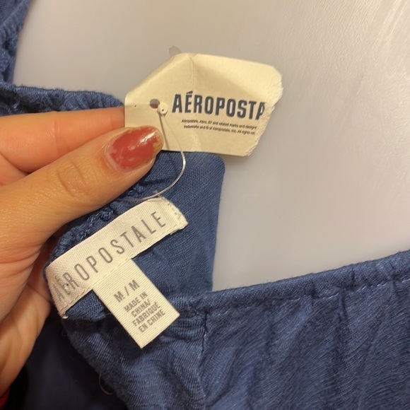 𝅺nwt‎ Aeropostale Blue Top Sz Medium - Picture 5 of 8